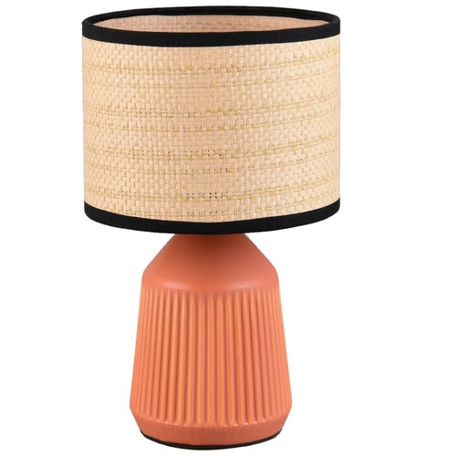 Terracotta orange modern table - orange,