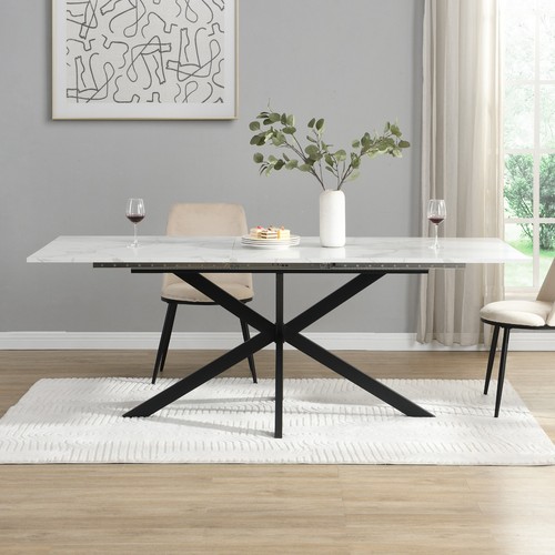 Modern white marble look - modern,