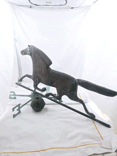 Antique copper horse - 30",