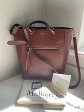 Mulberry grain veg tanned leather oak Maple grab, shoulder cross body + dust bag