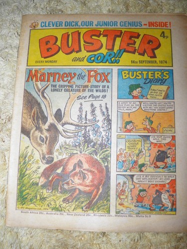 Buster and cor 14th - cor, september