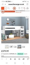 Childrens mid level bunk bed