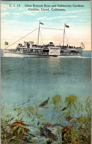 Catalina island glass bottom - island,