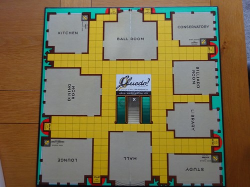 Vintage cluedo replacement - cluedo,