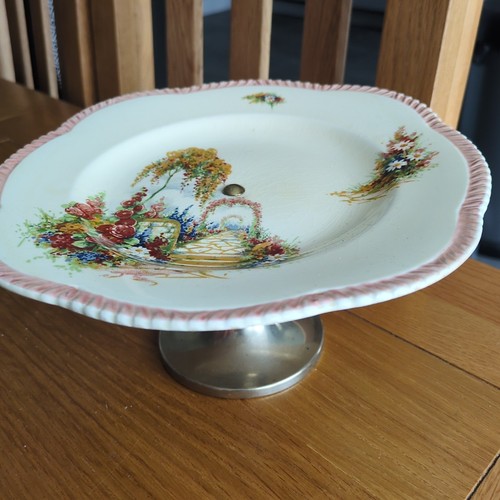 Small vintage cake stand - vintage,