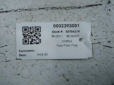 VAUXHALL CORSA FUEL FILLER