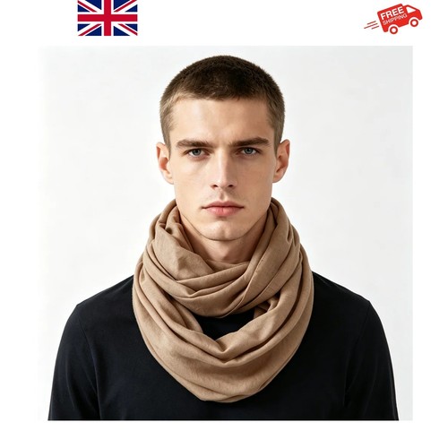 Men loop scarf solid - men's,