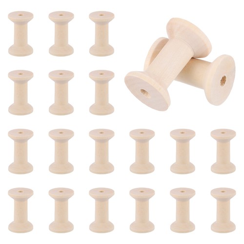 20pcs wooden spools - 20pcs,