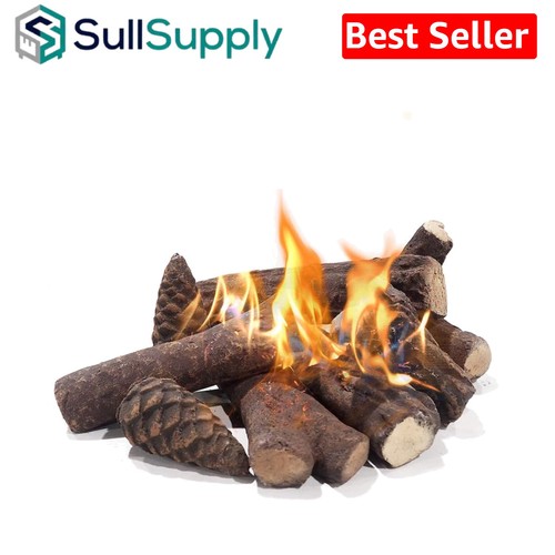 Realistic pine cone - realistic, fire