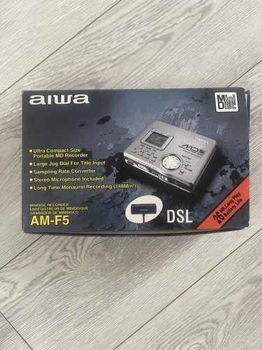 Aiwa minidisc recorder f5 - recorder, am-f5