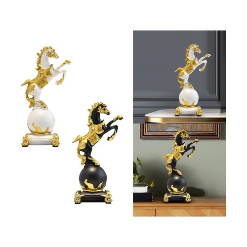 Horse figurine modern statue - horse,