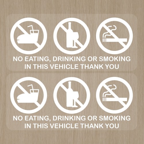 Smoking vaping eating - no,