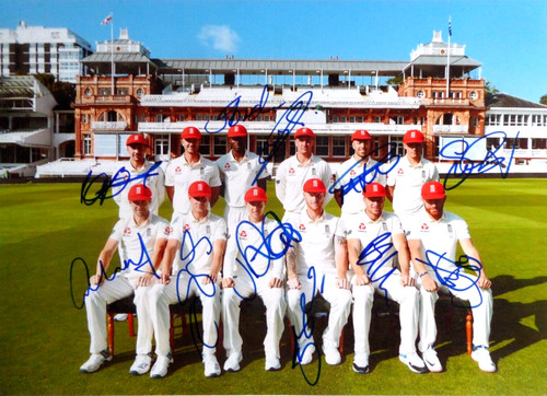 England cricket autographed - cricket,