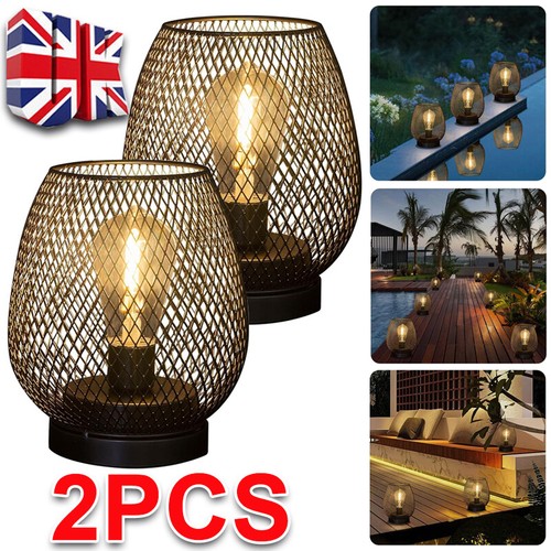 2xvintage led cordless table - led,