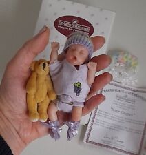 MINIATURE SILICONE REBORN BABY DOLL THUMBELINA ASHTON DRAKE SOUR GRAPES