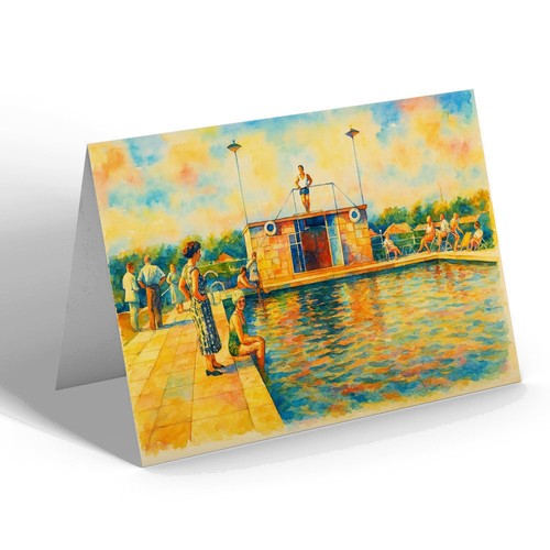 Notelet swimming pool - swimming,
