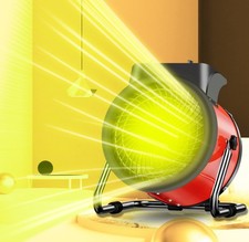 3000W Industrial Fan Heater Electric Space Heater Floor Standing Garage Workshop