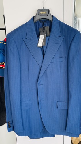 Versace blue tonal stripe - versace,