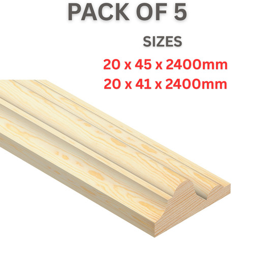 Pine dado rail decorative - dado,