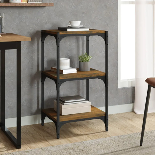 Vidaxl book cabinet - cabinet, smoked