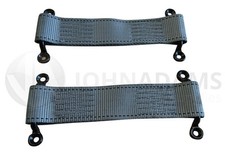 2 x Stitched Webbing Strap