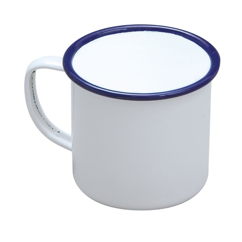 Enamel mug camping cup - enamel,
