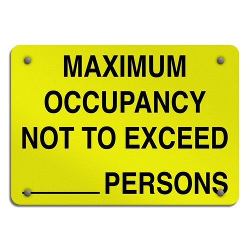 Aluminum horizontal metal - aluminum, sign