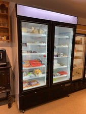  2 GLASS DOOR SHOP FREEZER WALLSITE DISPLAY FREEZER TEFCOLD NF5000G