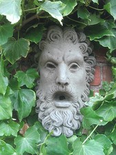 Stone garden man face - 🇬🇧stone,