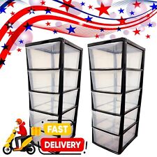 Large Black Plastic5 Clear