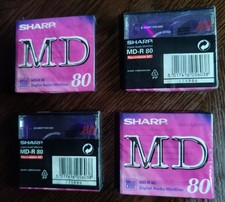 4x Sharp MD-R 80 Digital Audio
