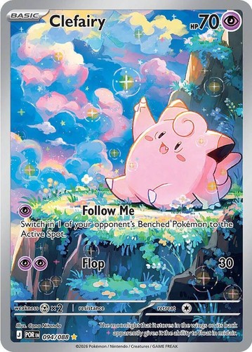 Clefairy holo illustration - clefairy,