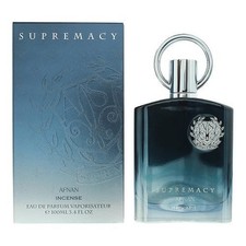 AFNAN SUPREMACY INCENSE FOR MEN 100ML EDP SPRAY NEW WITH DAMAGED SEAL BOXED