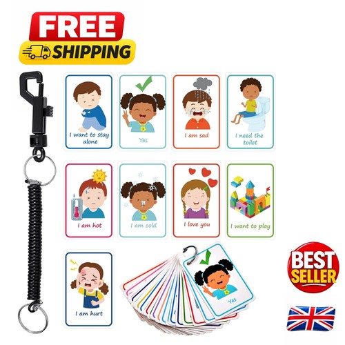 Waterproof feelings cards set - feelings,