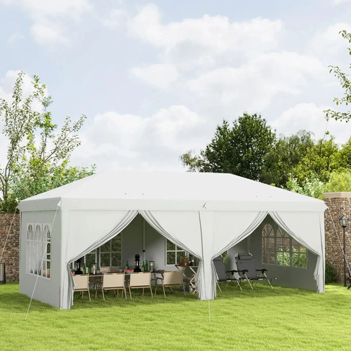 Garden pop up gazebo - up,