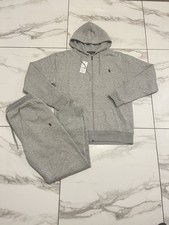 Grey Polo Ralph Lauren Tracksuit, Size Large, Brand New With Tags