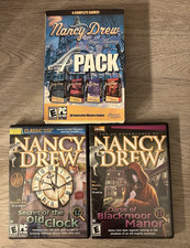 Nancy Drew PC Game Bundle 6x CD Rom Games Mystery All Boxed & Complete