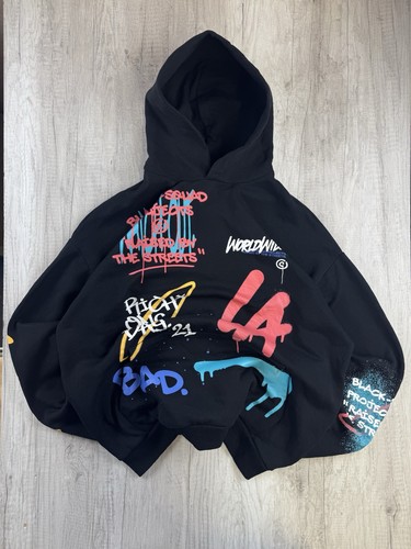 Black squad hard drip graffiti