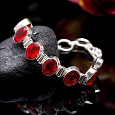 Garnet Gemstone Bracelet