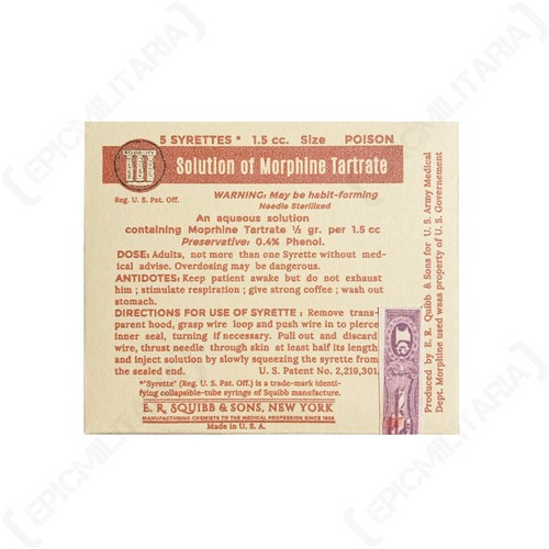 Ww2 morphine box kit for - box,
