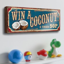 Win a Coconut Funfair Sign