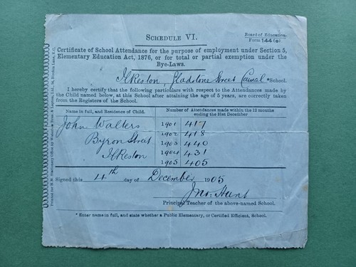 1905 cert school - cert, of