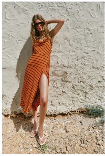 Bnwt zara striped strappy - zara,