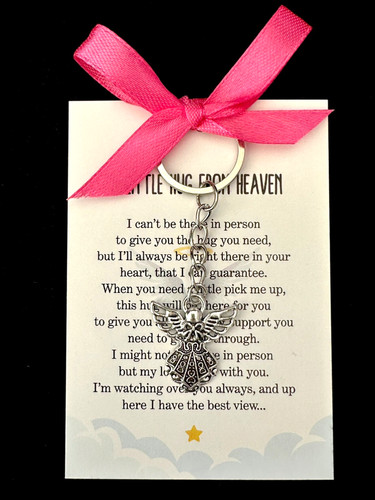 Memorial keepsake pink ribbon - memorial,