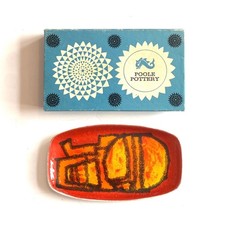 Poole pottery delphis pin - poole,