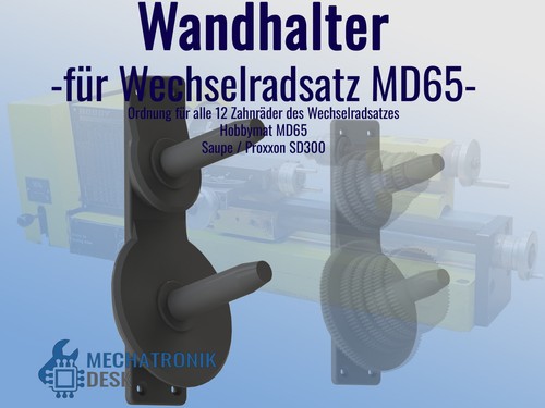 Wall bracket for removable