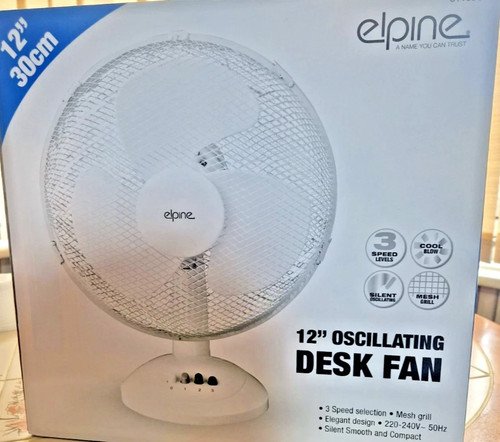 Desk fan oscillating 3 - oscillating,