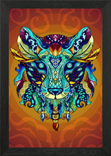 Coyote Mage Framed Wall Art