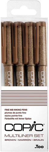 Copic multiliner fine pen set - pen,