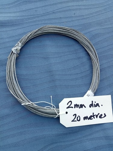 Approx metres 2mm diameter - metres.,